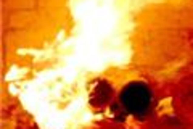 У Луганську горів супермаркет електроніки