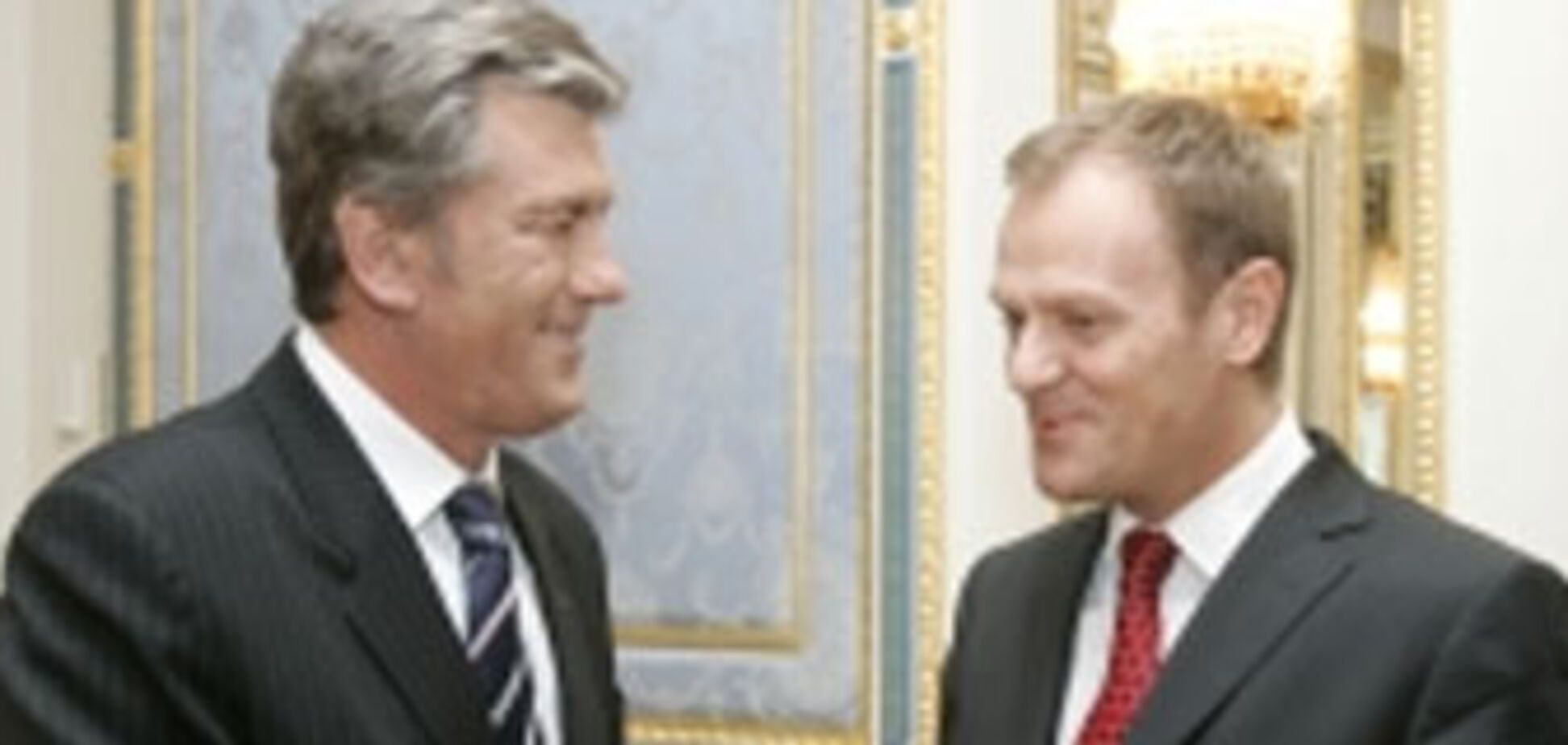 Туск розповів Ющенко, як вступити в НАТО та ЄС