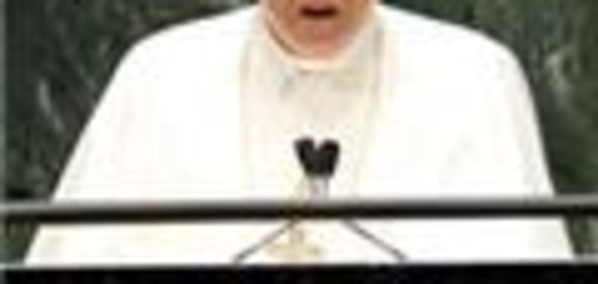 Папа Римський довірив світоустрій ООН