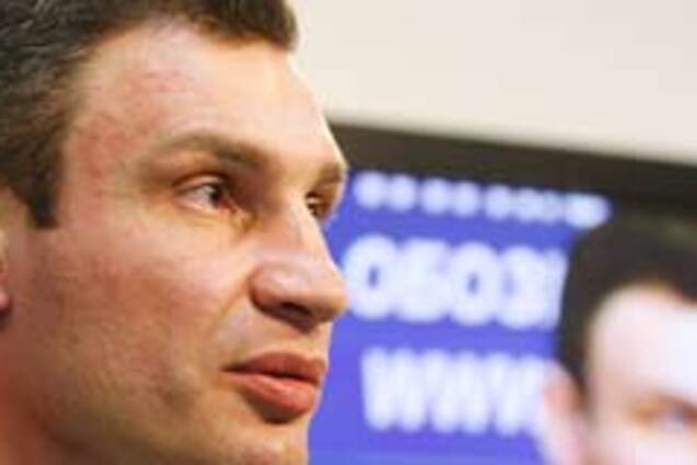 Кличко положил на стол имя и репутацию