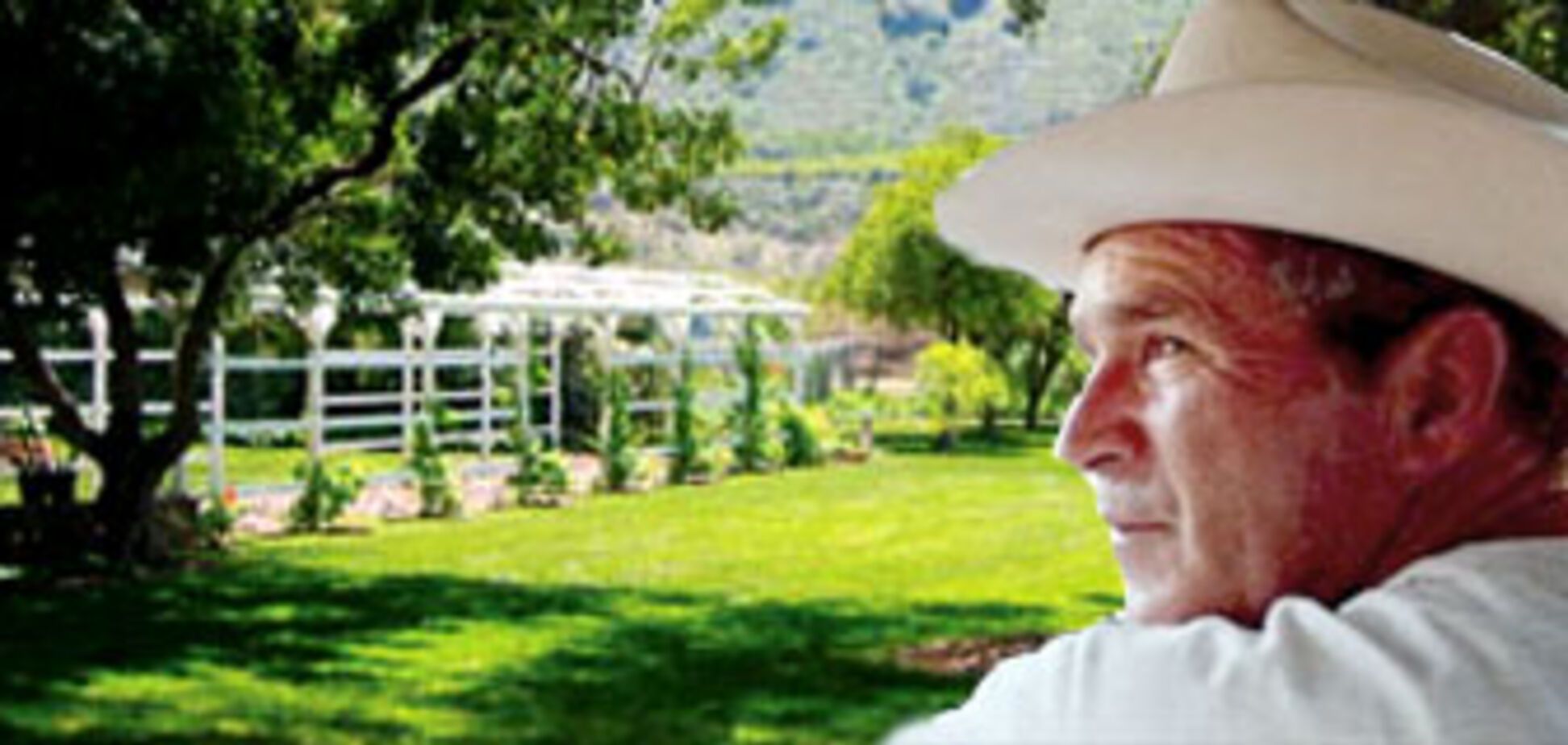 Буш арестовал дедушку за приземление на его ранчо