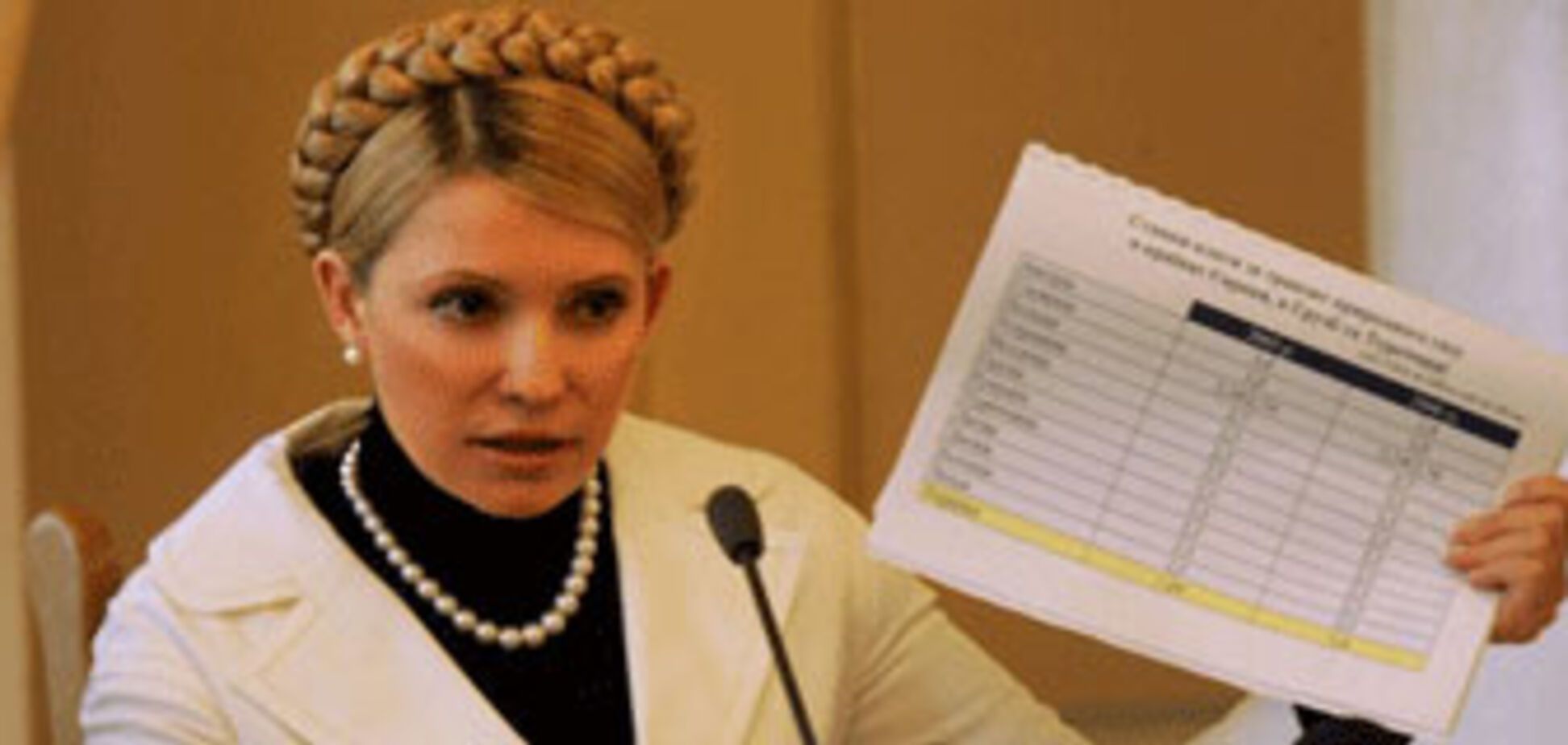 Тимошенко живе на одну зарплату