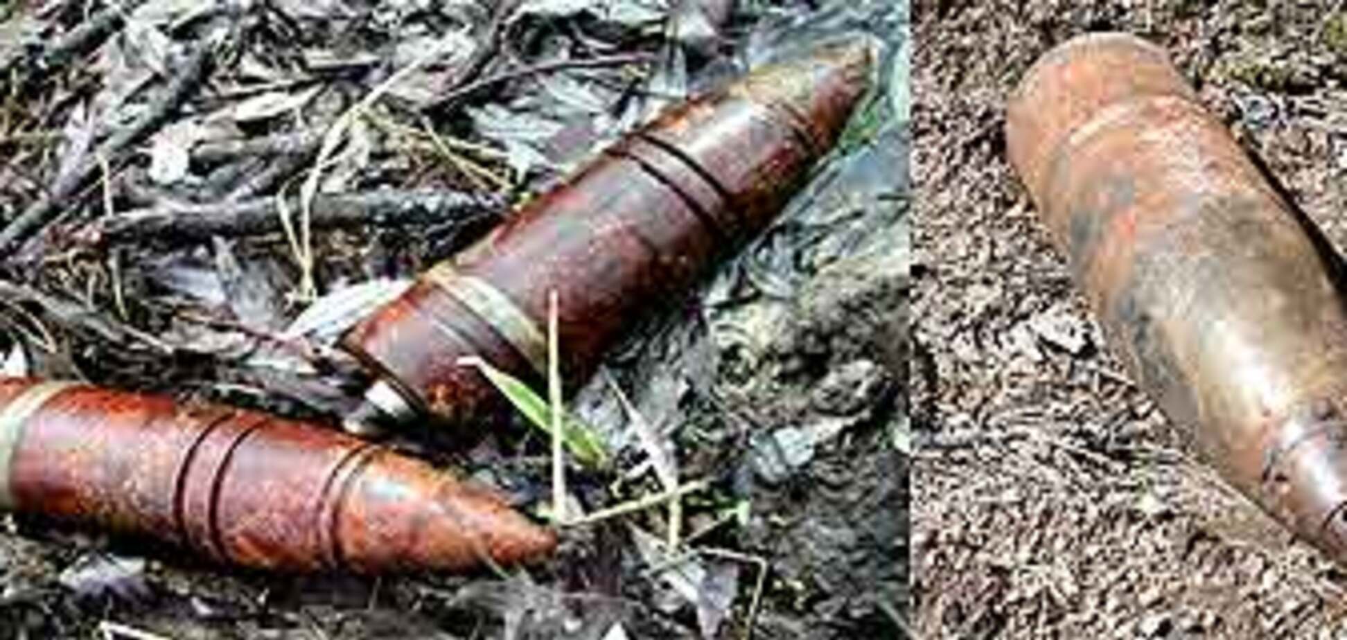 В огороде тернопольчанки нашли склад с артснарядами