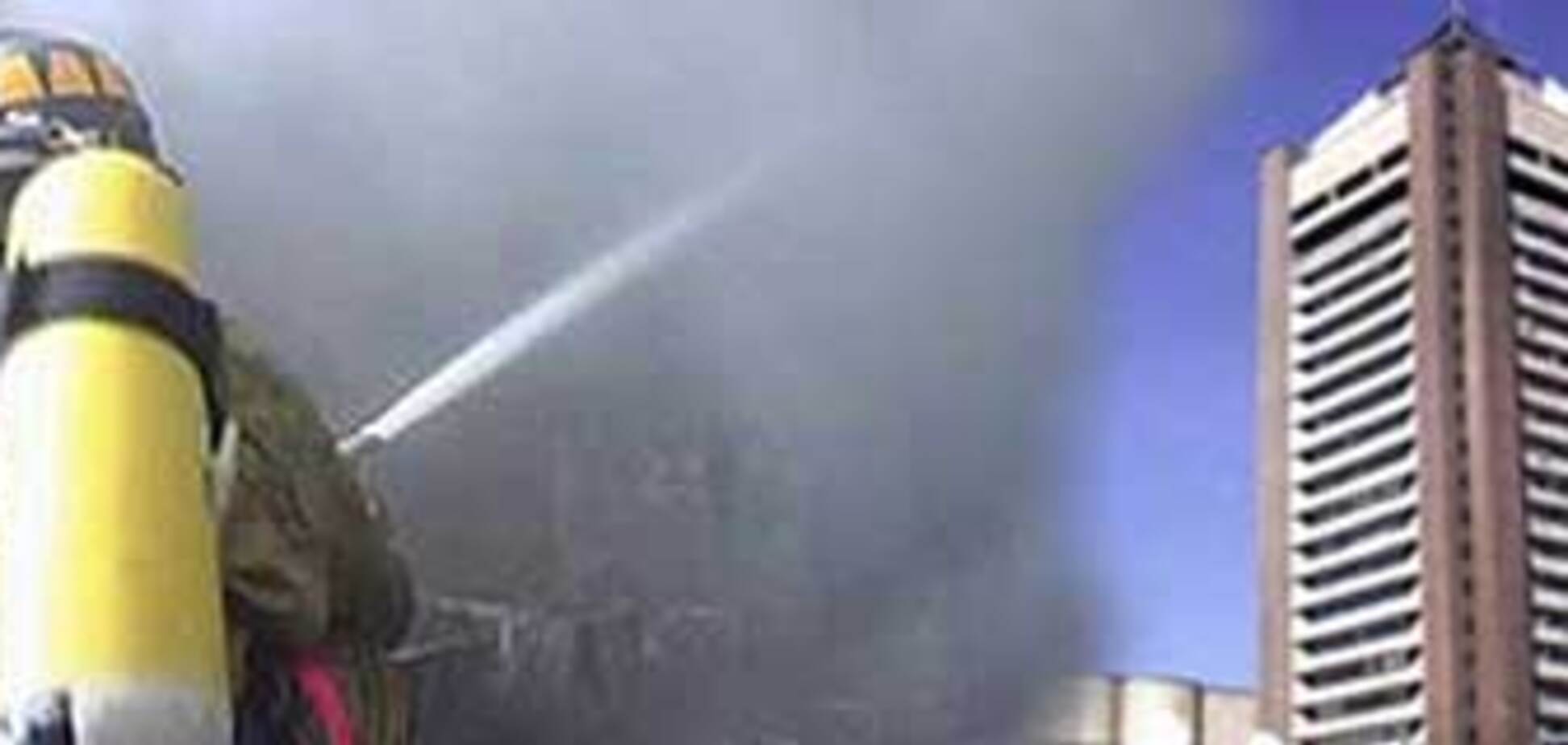 В Киеве горела Национальная телекомпания