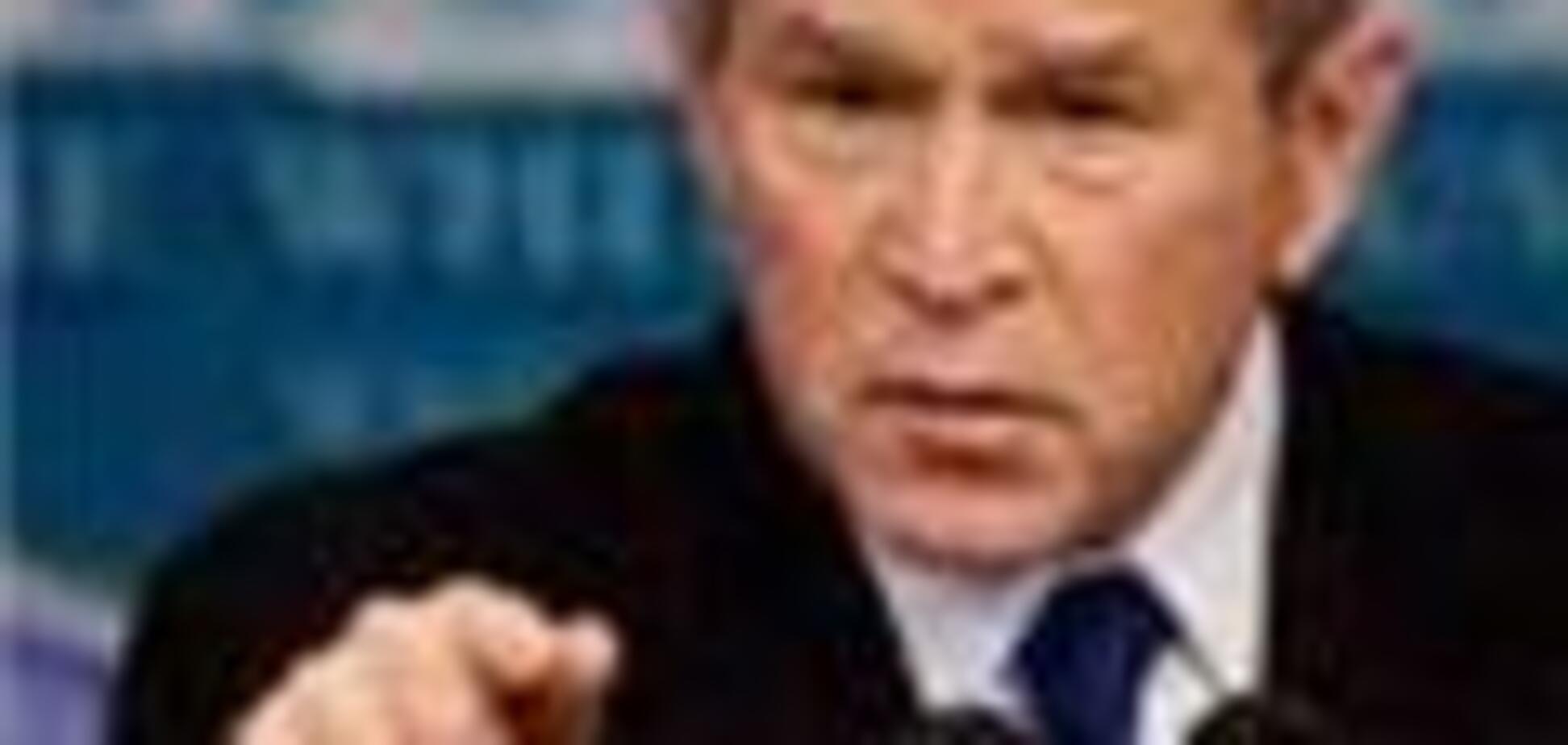 Буш указал России на неприемлемые действия