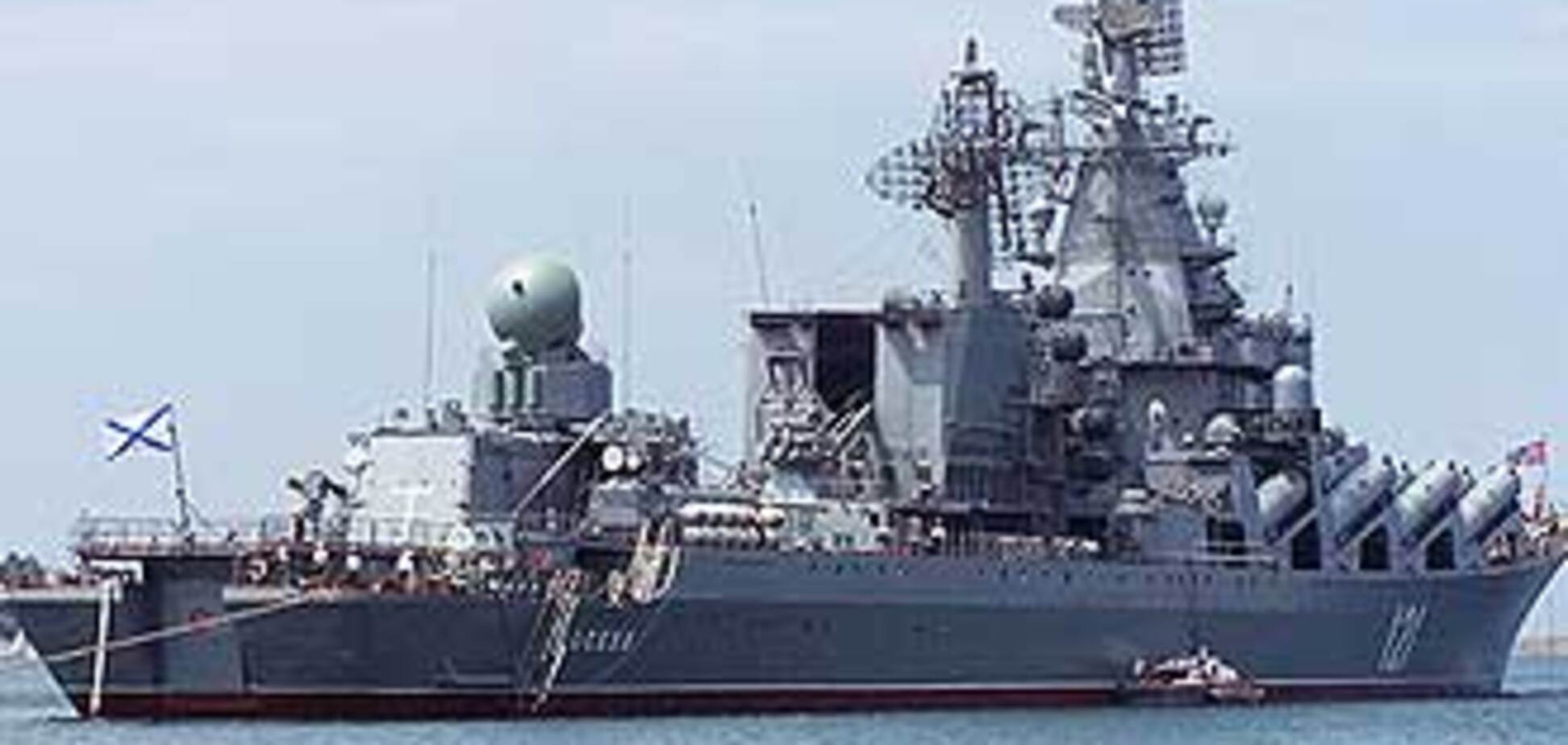 Флагман ЧФ РФ покинул Севастополь