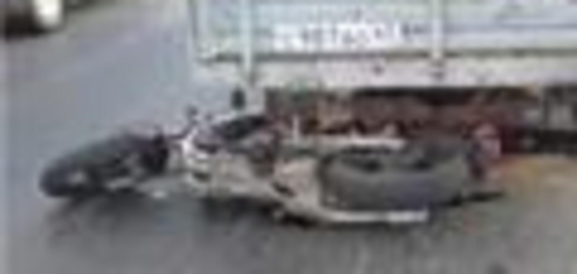 У Криму автомобіль не розминувся з конем