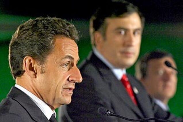 Саакашвили подписал план 'Медведева-Саркози'