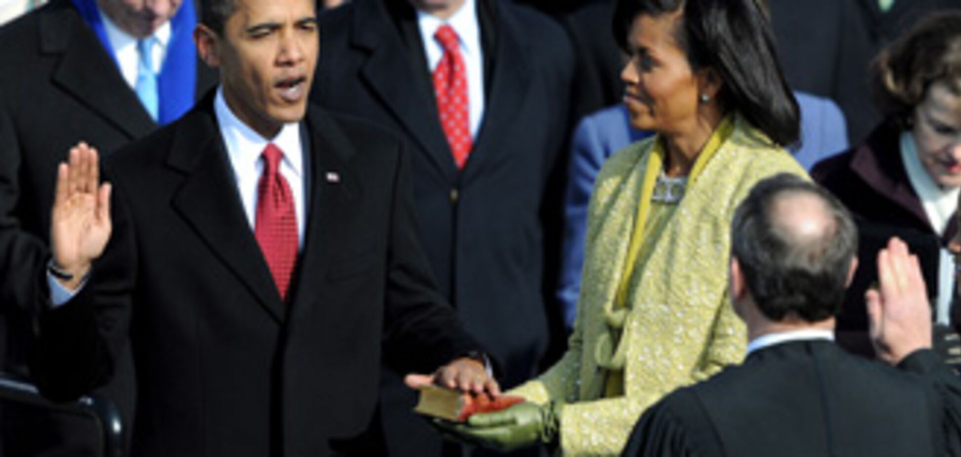 Обама на присяге. ВИДЕО