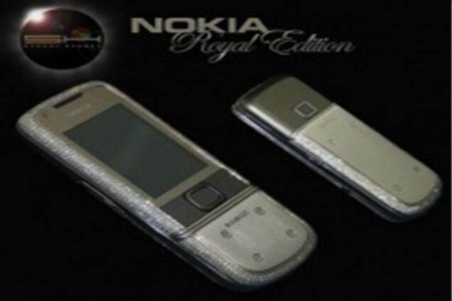 Nokia 8800 Royal Edition - королевский телефон из платины и бриллиантов