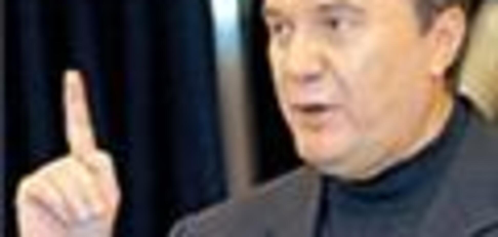 Янукович: верхушку надо менять