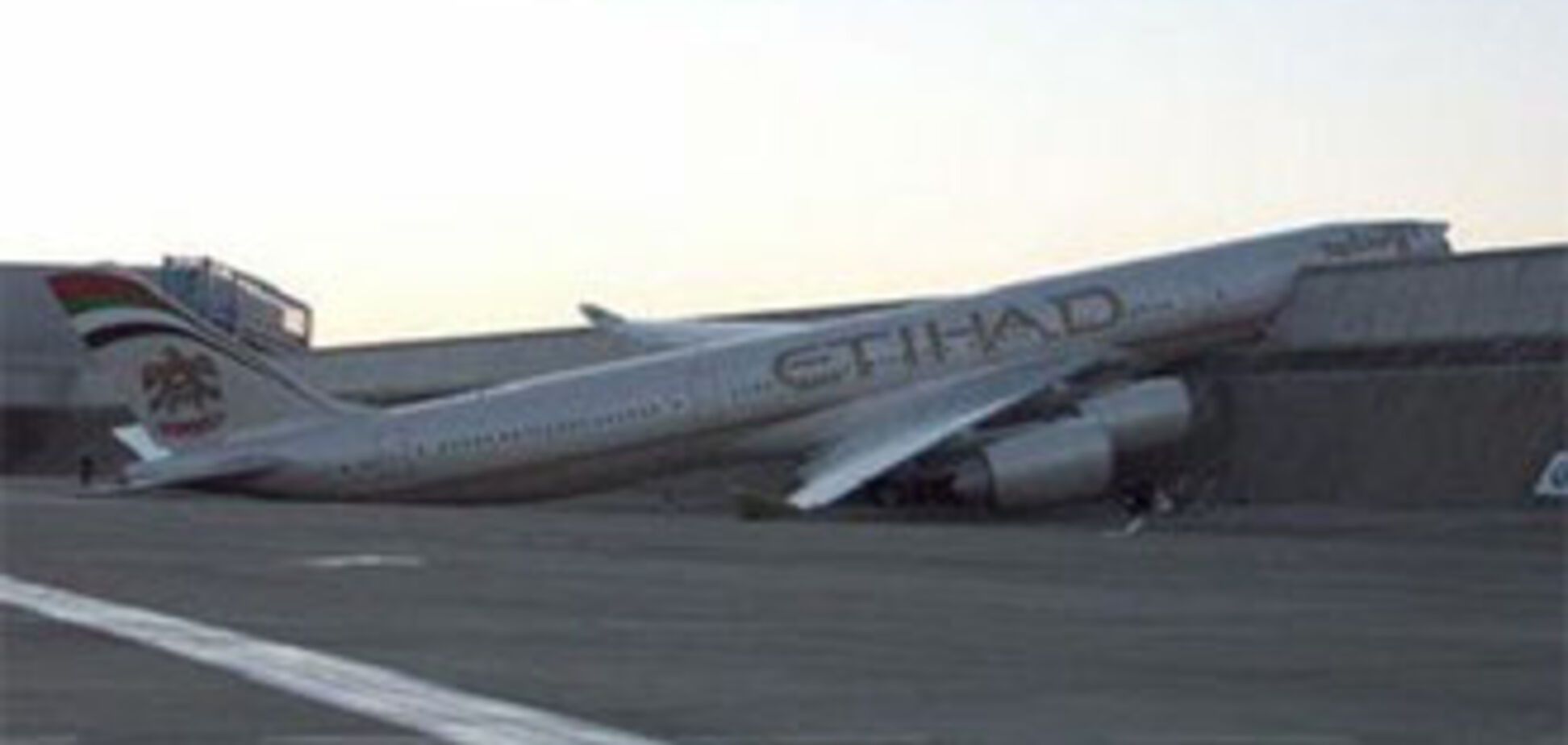 Техники разбили роскошный лайнер 'апстену' (ФОТО)