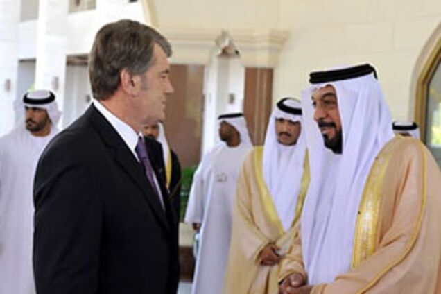 Ющенко зазывает бизнесменов ОАЭ инвестировать в Евро-2012