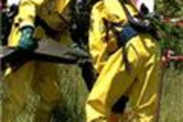 Под Москвой загорелся пруд