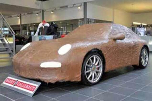 Голландцы приготовили шоколадный Porsche