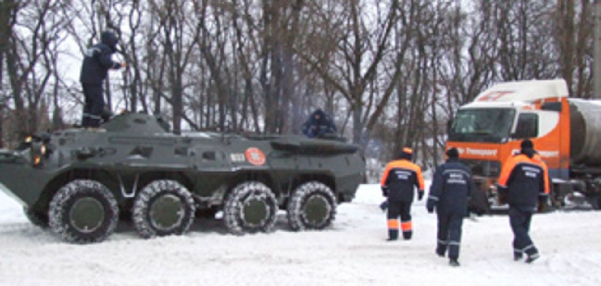 Ющенко кинув армію на боротьбу зі снігом