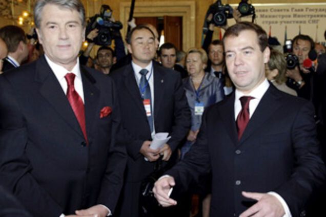 Медведев поддерживает Ющенко на выборах