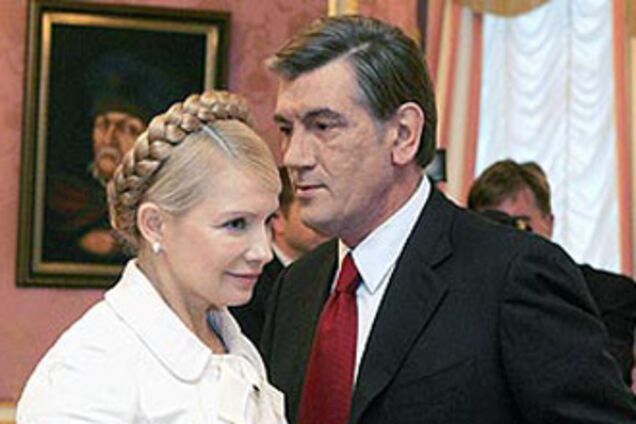 Ющенко и премьер играют в 'Кайдашеву семью'