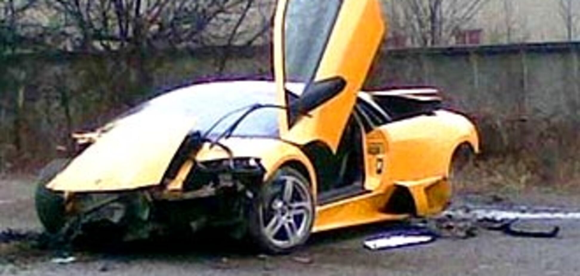 Разбившийся Lamborghini принадлежал Каладзе