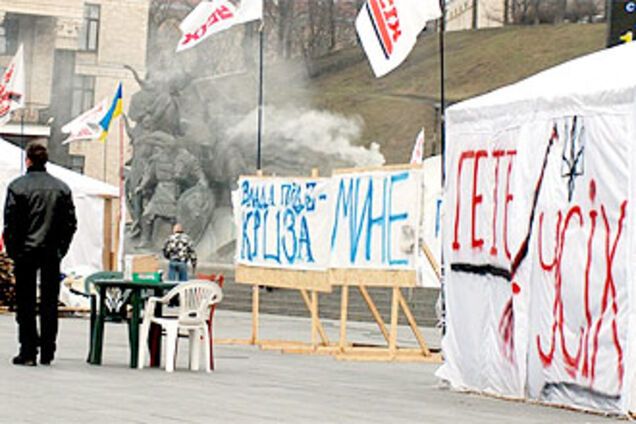 На Майдане готовят столкновение с милицией