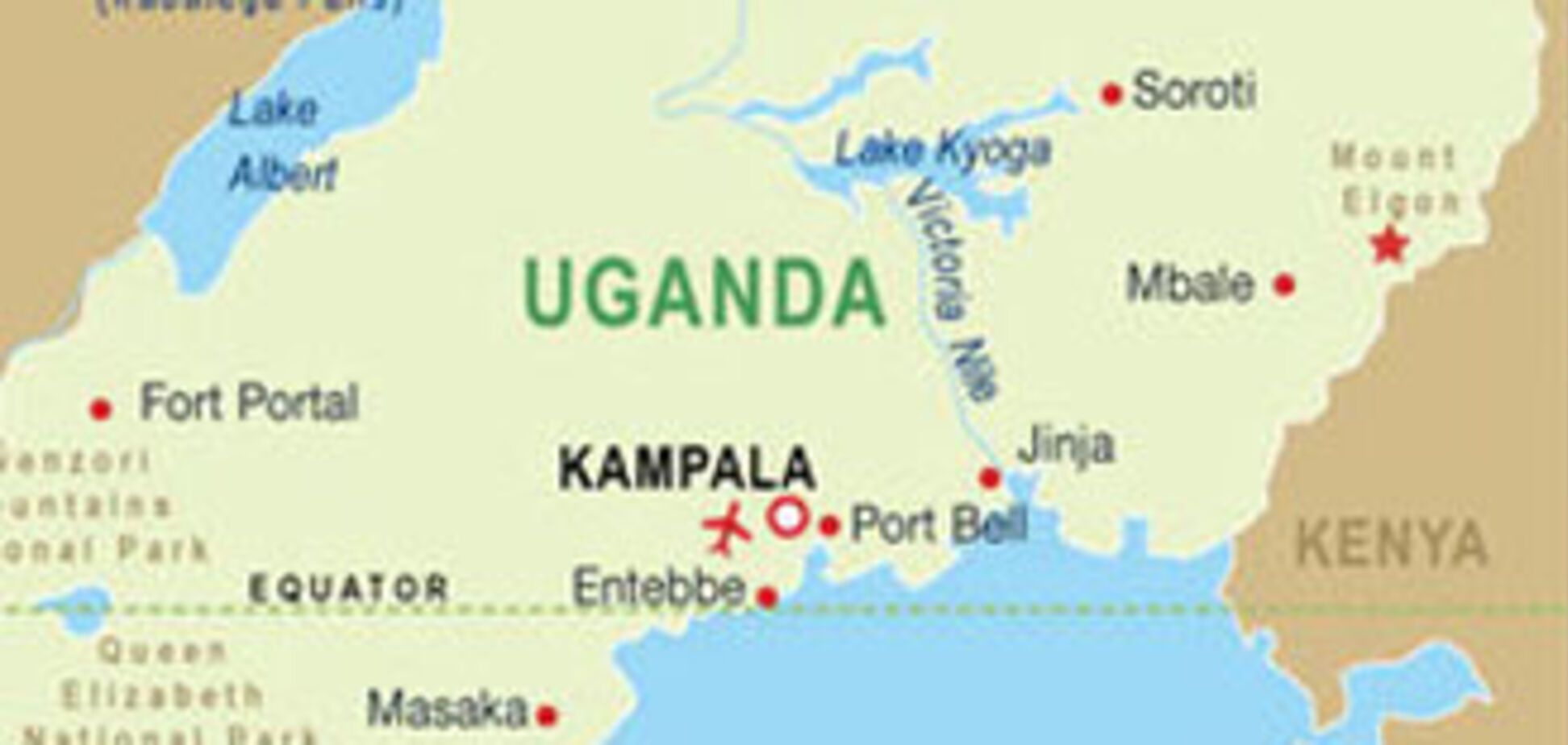 При крушении самолета в Уганде погибли двое украинцев