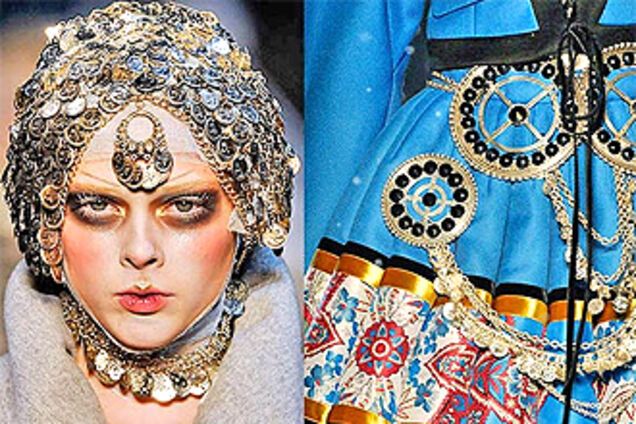 John Galliano на Паризькому Тижні моди: фрагменти нарядів