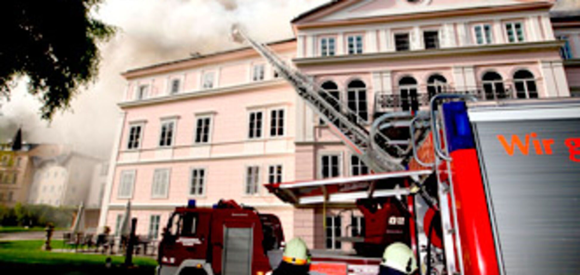 Исторический замок в Зальцбурге тушили более 12 часов