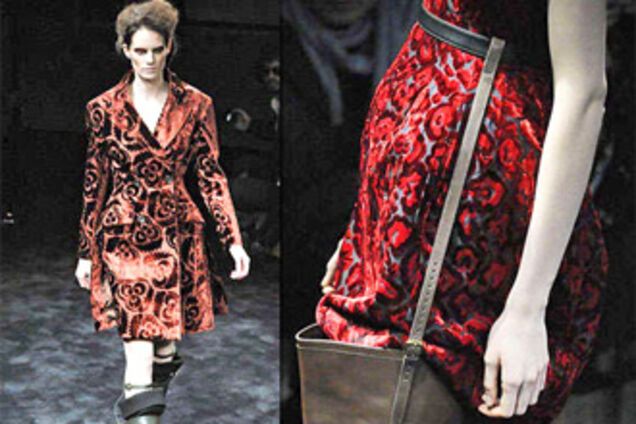 Вантажний 'випалений' оксамит - модний тренд сезону