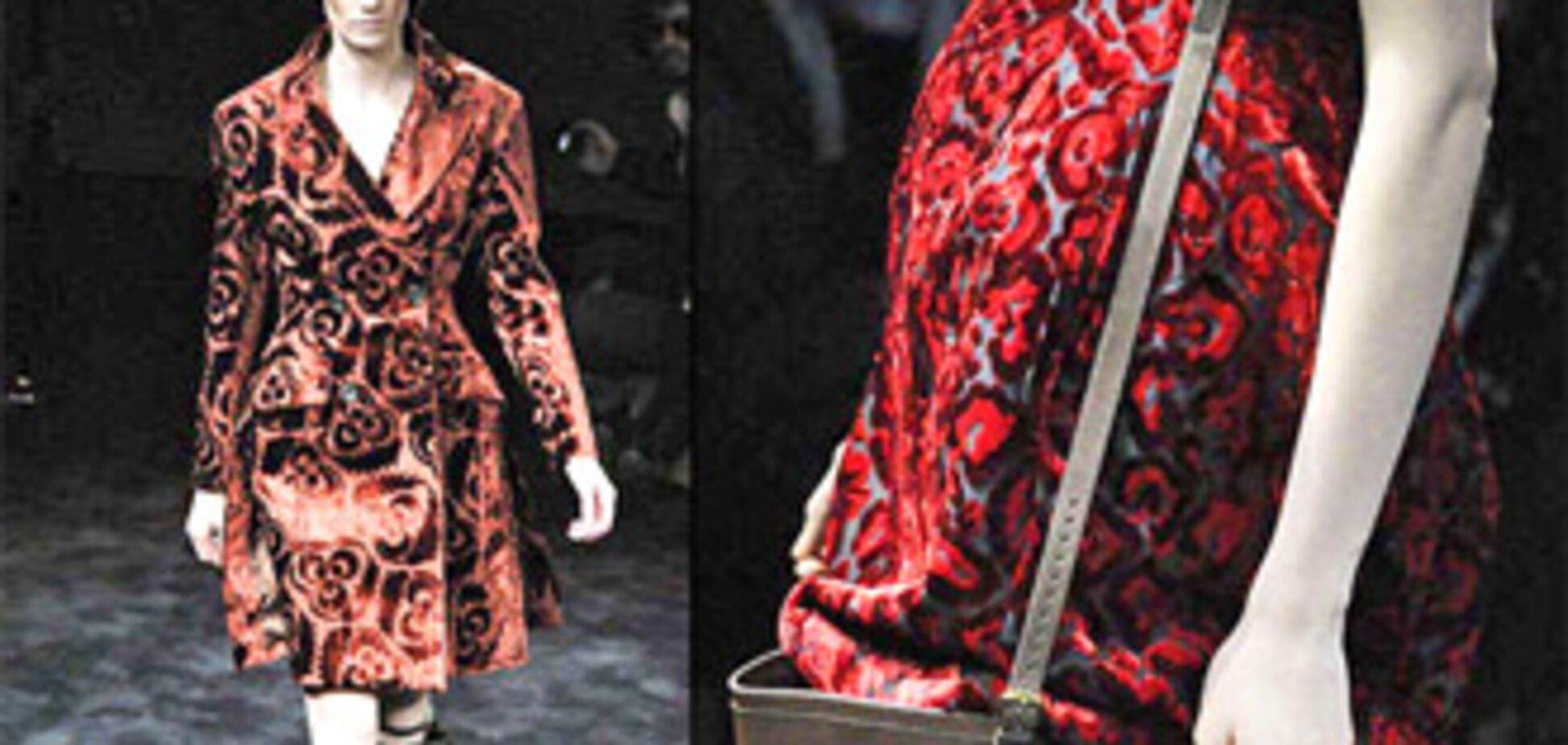 Вантажний 'випалений' оксамит - модний тренд сезону