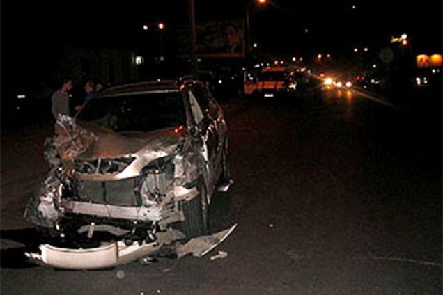 Мажор на 'Lexus' врезался в маршрутку