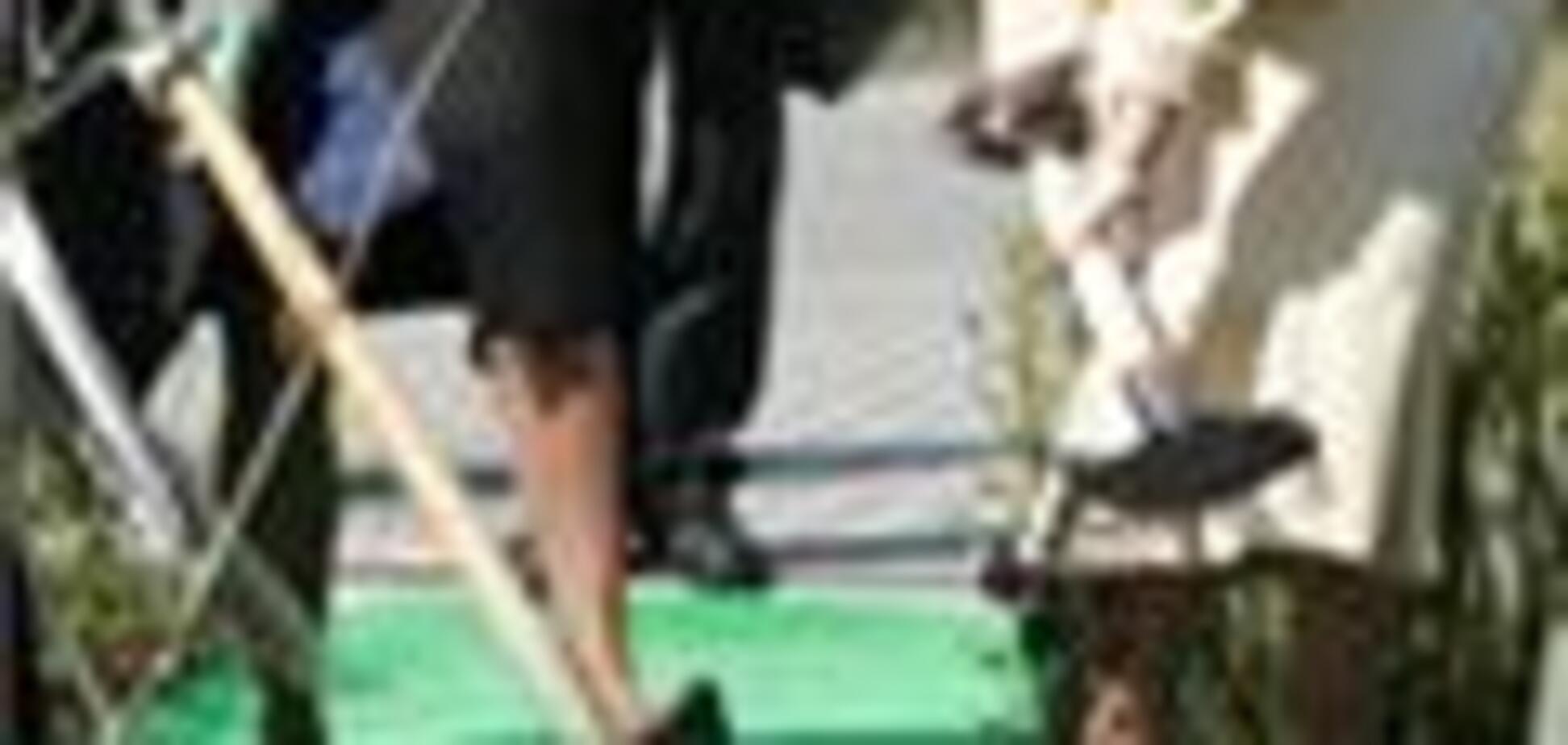 Катерина Ющенко взялась за лопату