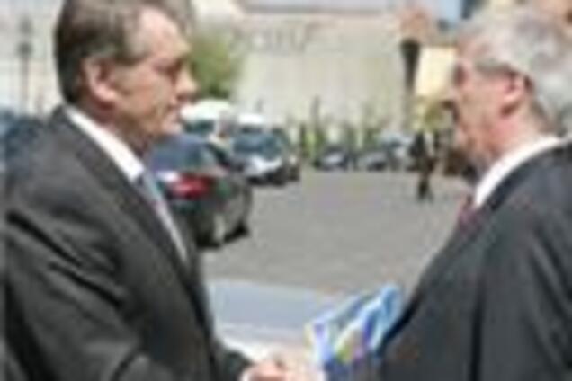 Ющенко официально встретился с президентом Венгрии