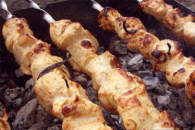 Шашлык из курицы