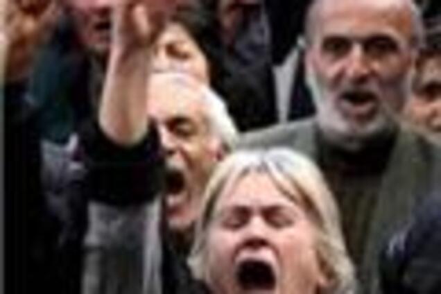 На митинге в Тбилиси освистали Нино Бурджанадзе