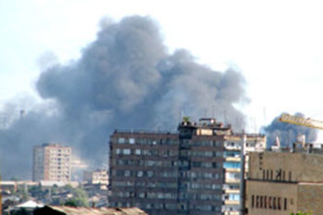 В Харькове горел торговый центр