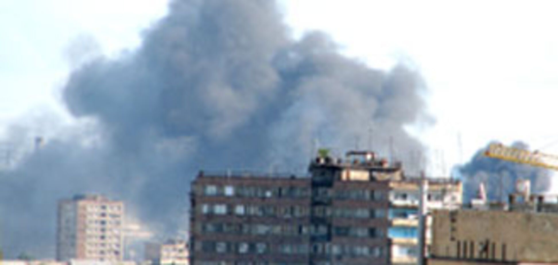 В Харькове горел торговый центр