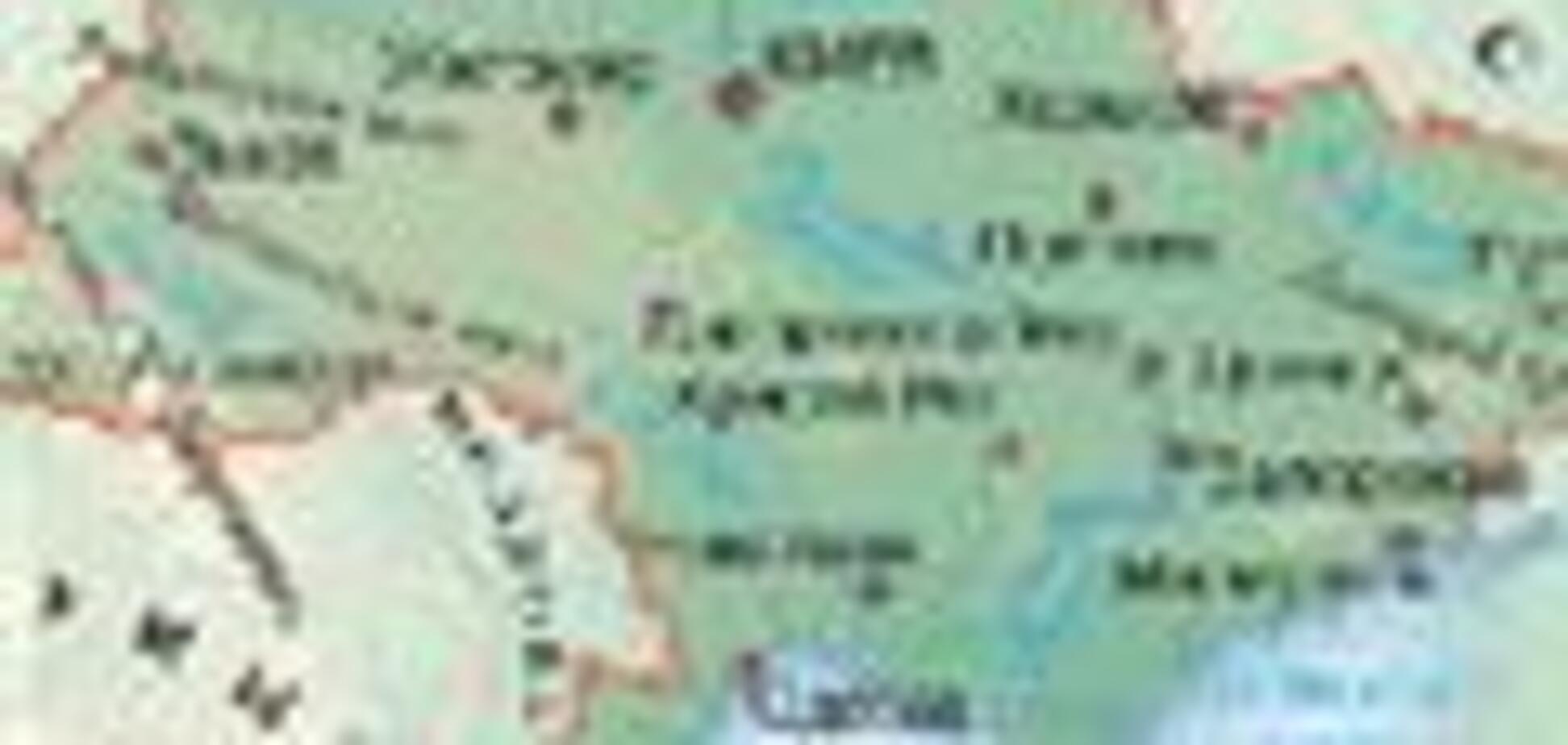 В карту Украины хотят внести коррективы