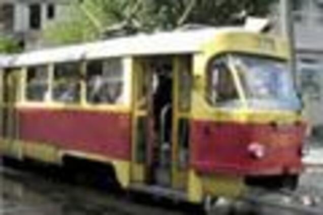 В Горловке украли трамвайную остановку