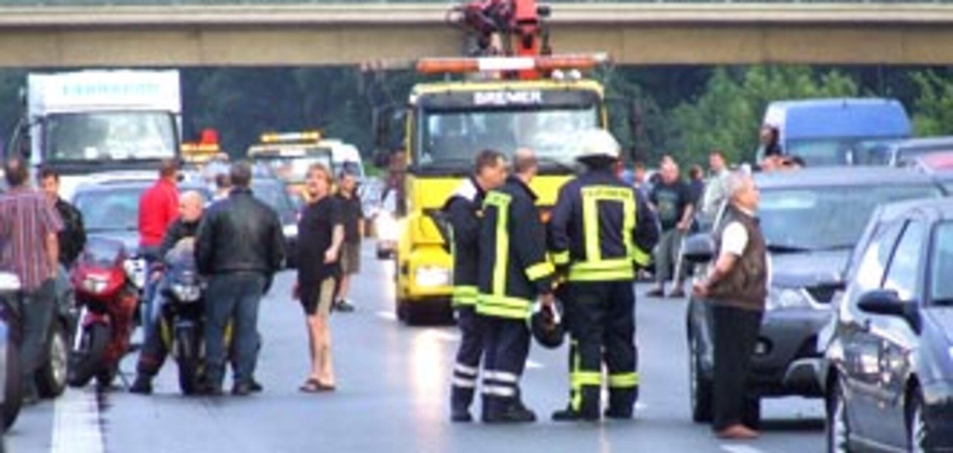 В аварії зіткнулися 259 автомобілів