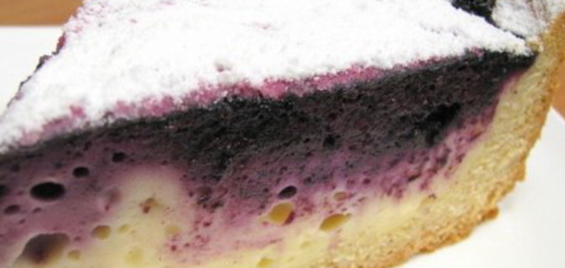 Творожный пирог с черникой