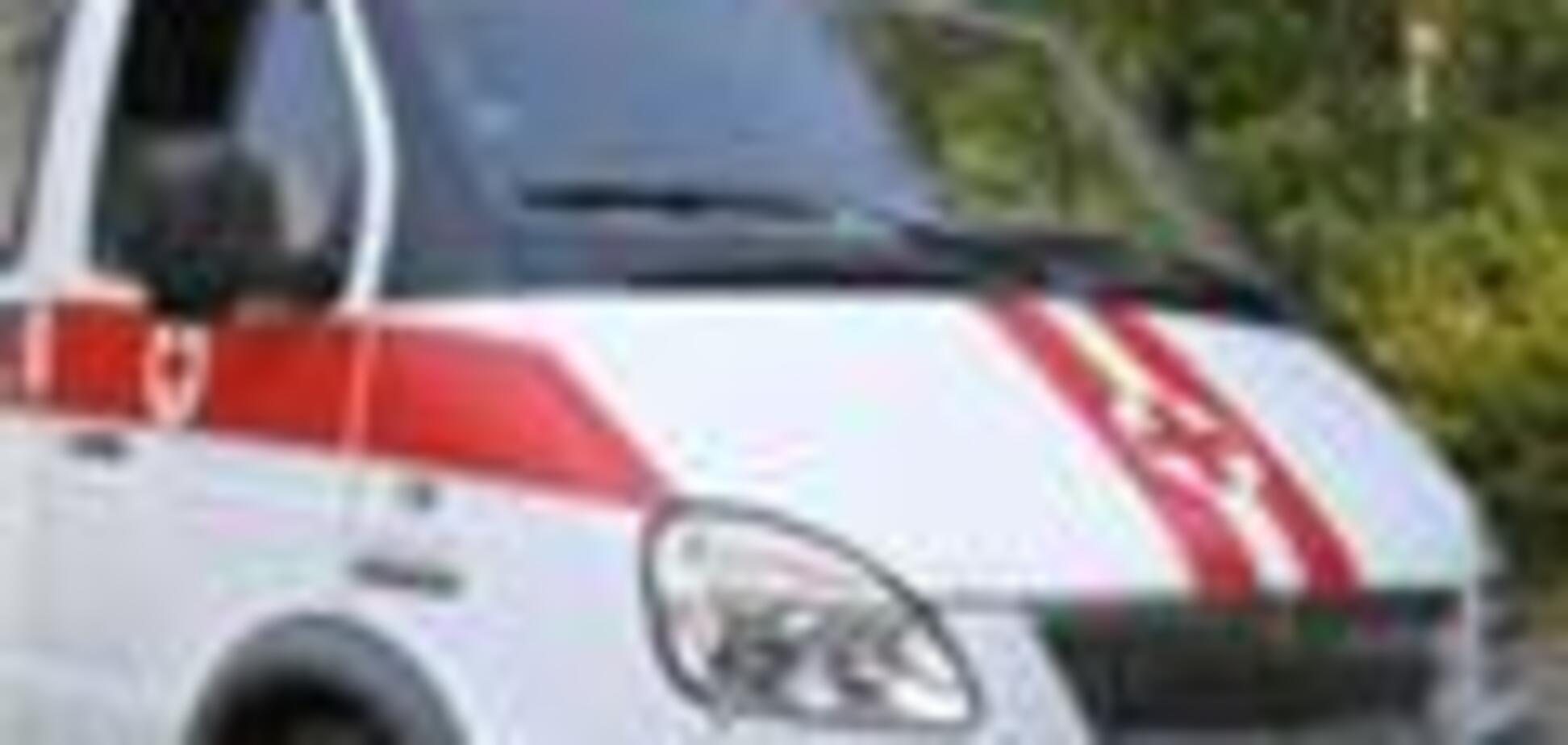 Во Львове автомобиль сбил ночного всадника на коне