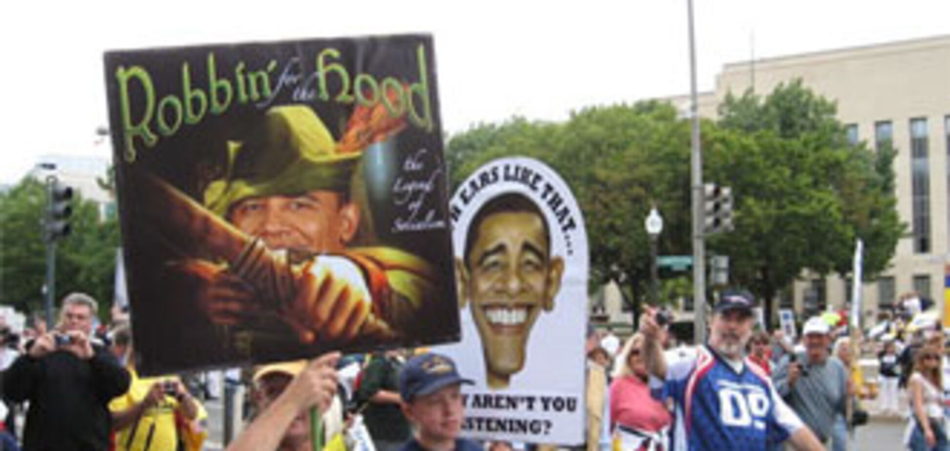 США протестуют против Обамы (ФОТО, ВИДЕО)