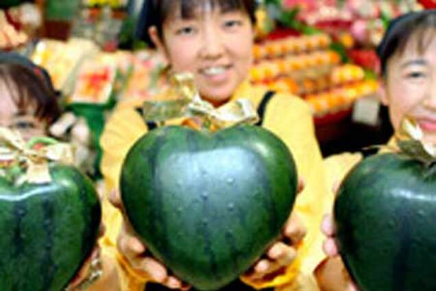 Новый японский арбуз: от всего сердца