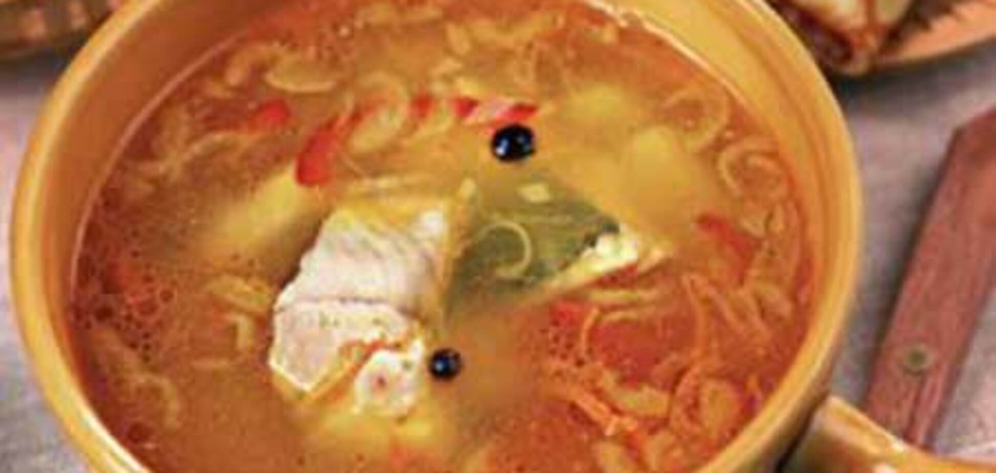 Уха по-царски с блинчиками