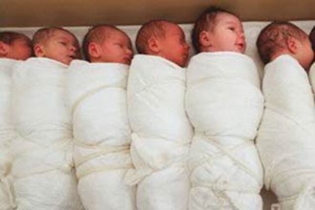 В Италии родились первые за 14 лет 'шестерняшки'!