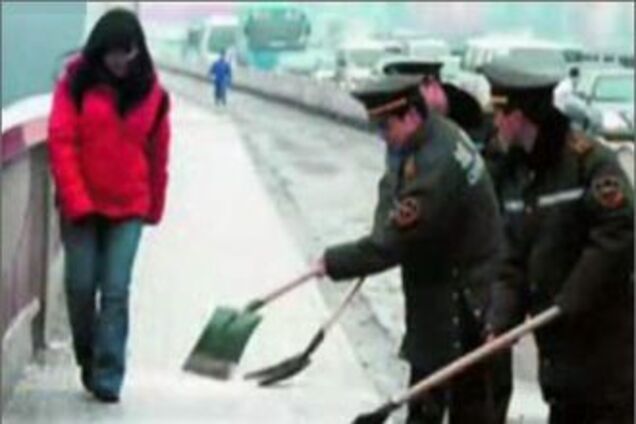 От рекордных морозов пострадали миллион китайцев