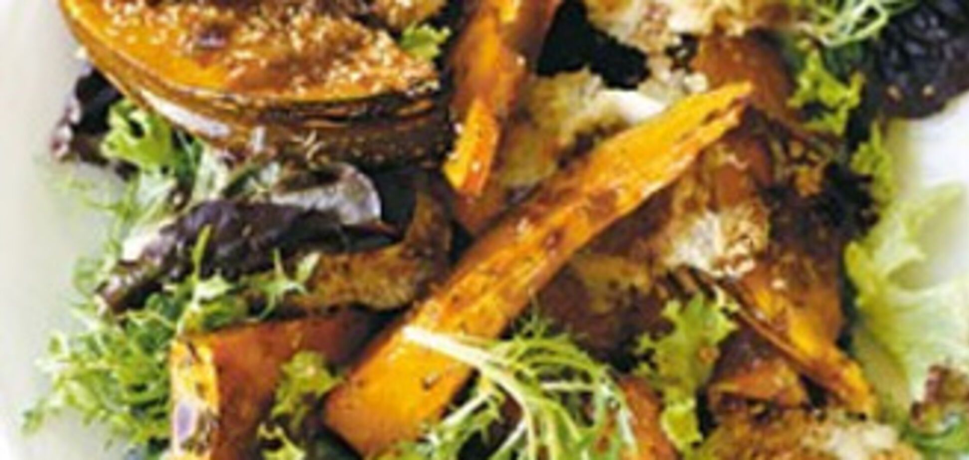 Запеченная тыква с козьим сыром. Рецепт на Хеллоуин