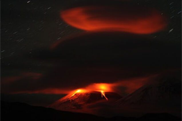 Обнародованы фото страшного извержения вулкана на Камчатке