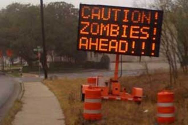 В США появилось предупреждение о зомби на дорогах
