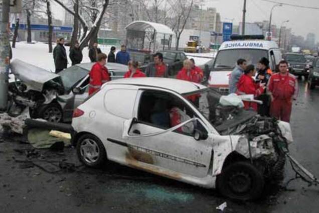 Снігопад у Москві: кількість ДТП різко збільшилася